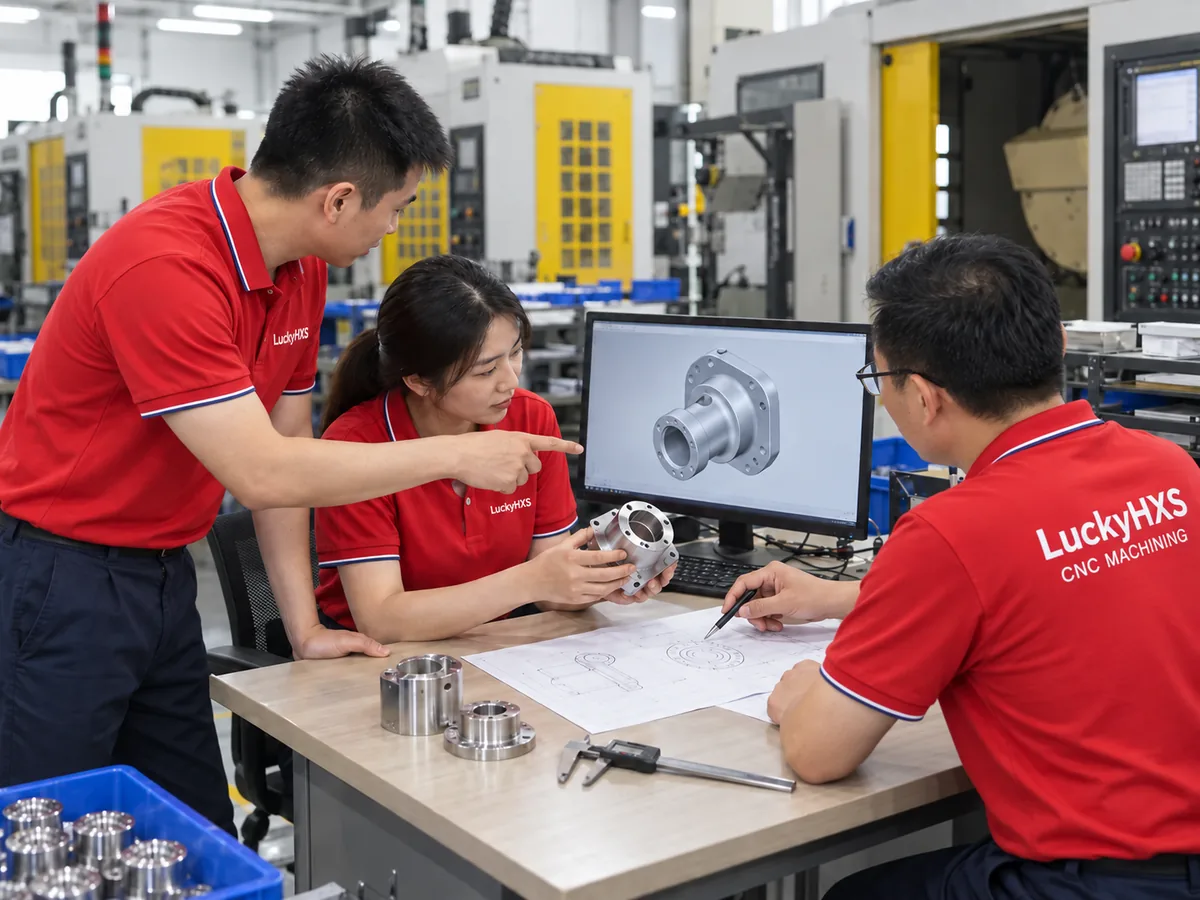 Engineer reviewing CNC quote vs automated screen